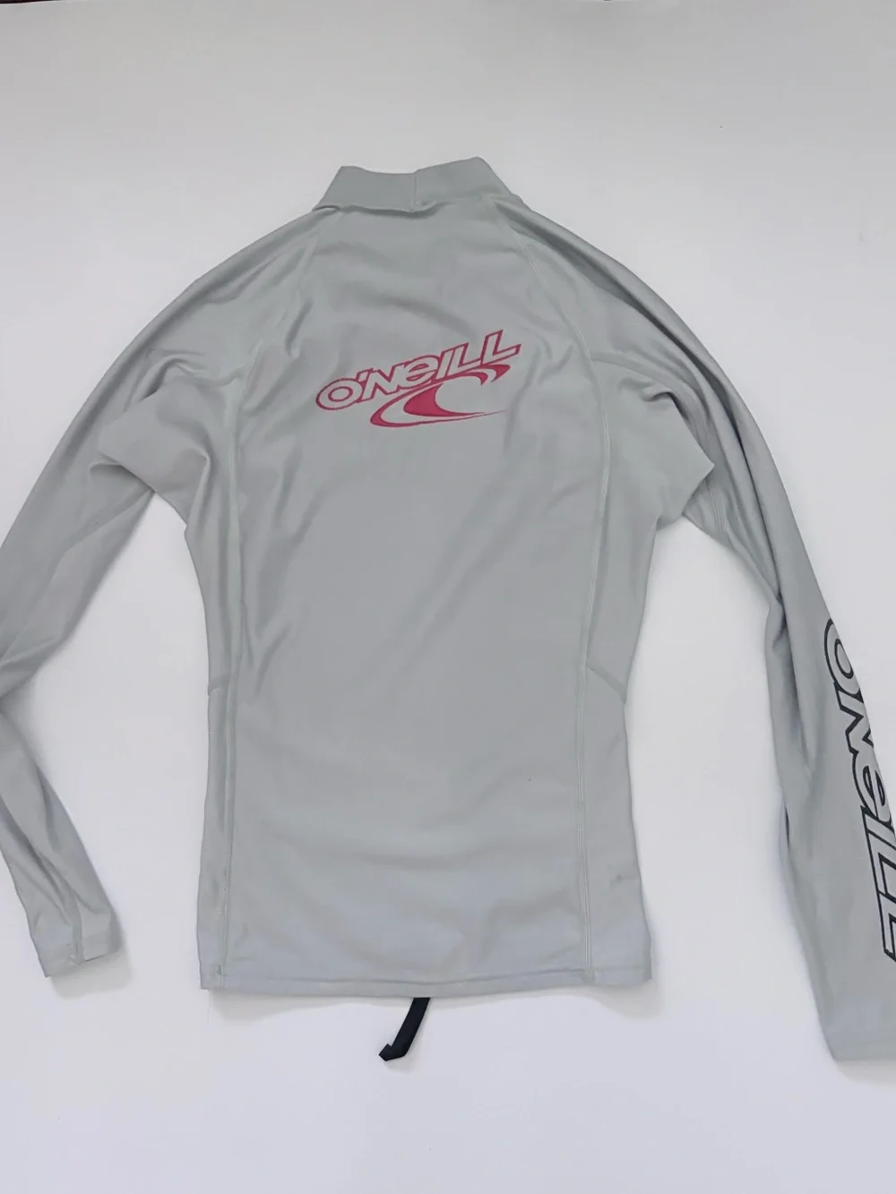 O'Neill XS Light Gray Long Sleeve Rash Guard